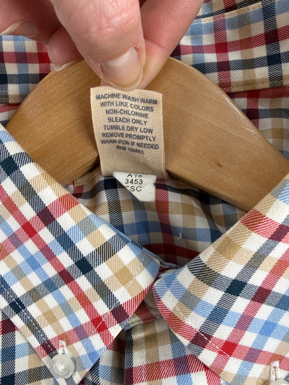 Duluth Trading Co. Men’s XL Button Down Plaid Shirt 100% Cotton Like New - Picture 7 of 8